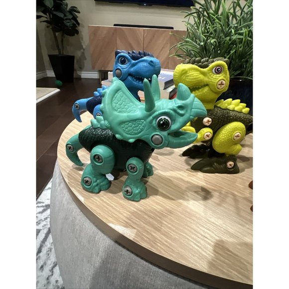 Take Apart Dinosaur Toy Velociraptor Triceratops T-Rex STEM Educational - Picture 2 of 7